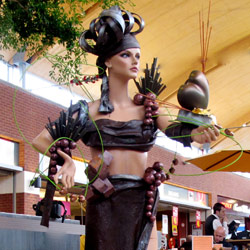 Sculptures de chocolat