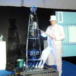 Ijssculpturen productspresentaties