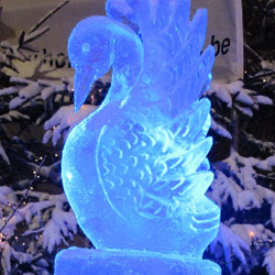sculptures sur glace